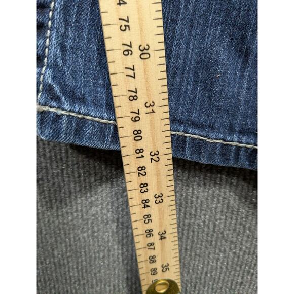 BKE Payton Jeans Womens 32 Long (34x32) Bootcut Stretch Flap Pocket Denim - Picture 5 of 13